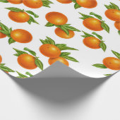 Oranje omlooppapier cadeaupapier (Hoek)