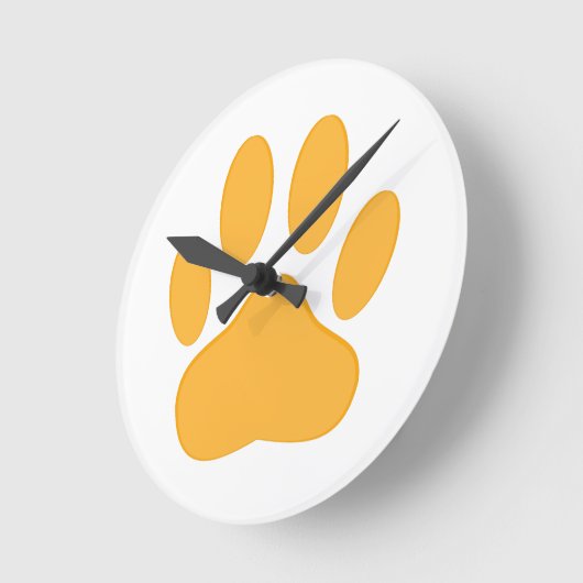 Oranje onderdrukken ronde klok (Hoek)