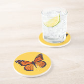 Oranje Onderzetter van vlinder (Zijkant)