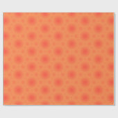 Oranje ontwerp cadeaupapier (Vlak)