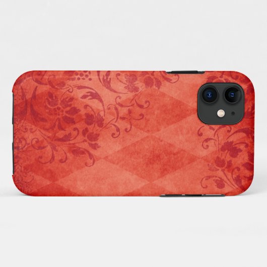 Oranje  ontwerp Case-Mate iPhone case (Achterkant (horizontaal))