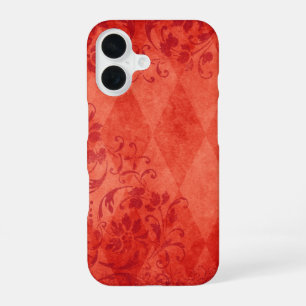 Oranje ontwerp iPhone 16 hoesje