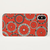 oranje op fietswielen Case-Mate iPhone case (Achterkant (horizontaal))