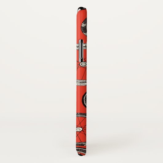 oranje op fietswielen Case-Mate iPhone case (Achterkant / rechts)