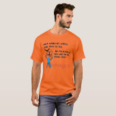 Oranje opa's Word Boomeranged T-shirt (Voorkant volledig)
