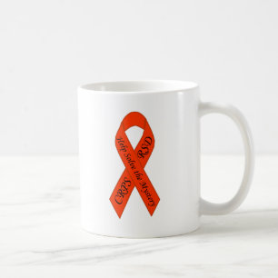 Oranje Oplossen van het Mystery Ribbon Koffiemok
