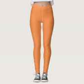 Oranje opnieuw beter beginnen dan nooit beginnen leggings (Voorkant)