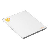 Oranje Oranje, gespleten fruitfoto Notitieblok (Schuin)