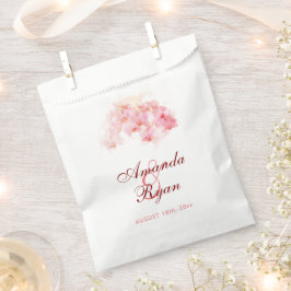 Oranje Orchidee Waterverf Bloem Bloemen Huwelijk Bedankzakje