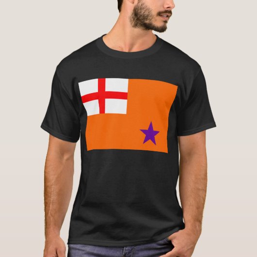 Oranje ordervlag t-shirt (Voorkant)