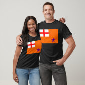 Oranje ordervlag t-shirt (Unisex)