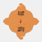 Oranje Oregon Take Out Favor Box Bedankdoosjes (Uitgevouwen)