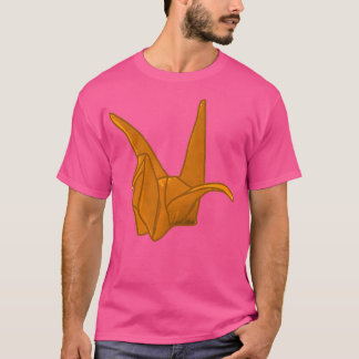 Oranje Origami Crane T-shirt