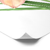 Oranje originele kleurenafdrukken poster (Hoek)