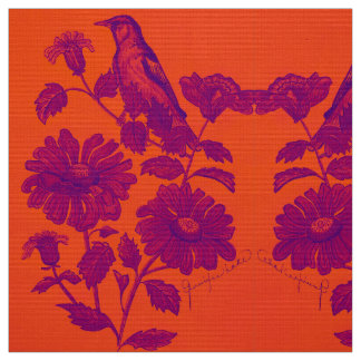 Oranje Oriole Fabric Stof