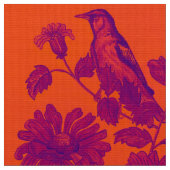 Oranje Oriole Fabric Stof (Close Up)