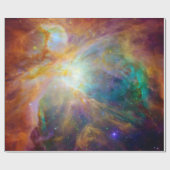 Oranje Orion Nebula Hubble Astronomy Space Cadeaupapier (Vlak)
