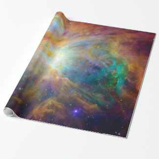 Oranje Orion Nebula Hubble Astronomy Space Cadeaupapier