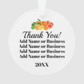 Oranje Ornament van vruchten (achterkant)