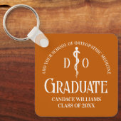 Oranje osteopathische medische school Afstuderen Sleutelhanger (Voorkant)