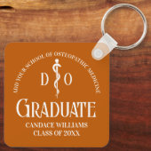 Oranje osteopathische medische school Afstuderen Sleutelhanger (Achterkant)