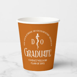 Oranje Osteopathische Medische School Graduation P Papieren Bekers