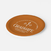 Oranje Osteopathische Medische School Graduation P Papieren Bordje (Gekanteld)