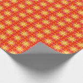 Oranje overlooppapier cadeaupapier (Hoek)