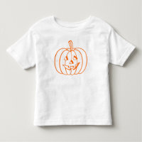 Oranje overzicht van Jack-O-Lantern Halloween Pump