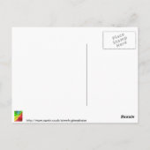 Oranje Owl Eyes fotografie Briefkaart (Achterkant)