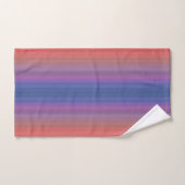Oranje Paars en blauw Stripes Abstract kunstontwer Bad Handdoek (Handdoek)