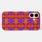 Oranje Paars En Rood Abstract Grafisch Kunstontwer Case-Mate iPhone Case (Achterkant (horizontaal))