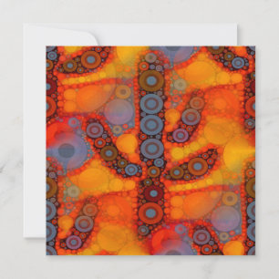 Oranje Paars zuidwest Saguaro Cactus Mosaic