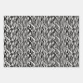Oranje Paars zwart Zebra Inpakpapier Vel (Voorkant)