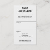 Oranje Paarse Abstracte Waterverf Verwijzing (Achterkant)