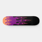 Oranje Paarse Burn Skateboard (Horizontaal)