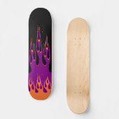 Oranje Paarse Burn Skateboard (Voorkant)