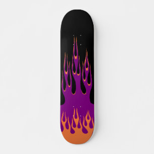 Oranje Paarse Burn Skateboard
