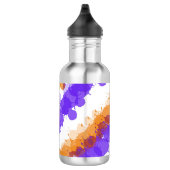 Oranje & Paarse Helder Spatten Waterfles (Rechts)