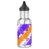 Oranje & Paarse Helder Spatten Waterfles (Links)