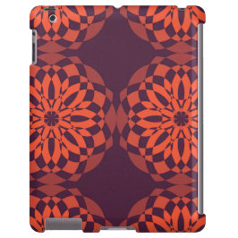 Oranje paarse koele, unieke, trendmatige bloem abs Case-Mate iPhone case