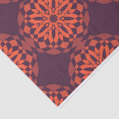 Oranje paarse koele, unieke, trendmatige bloem abs tissuepapier (Detail)