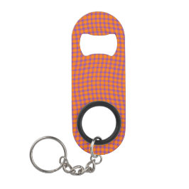 Oranje Paarse Strepen Naadloos Patroon Mini Flessenopener