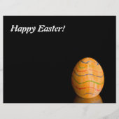 Oranje paasei flyer (Voorkant)