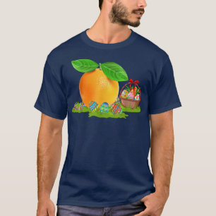 Oranje paaseieren die Bunny Oranje Easte vangen T-shirt