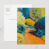 Oranje pad briefkaart (Voorkant / Achterkant)