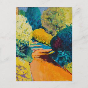 Oranje pad briefkaart