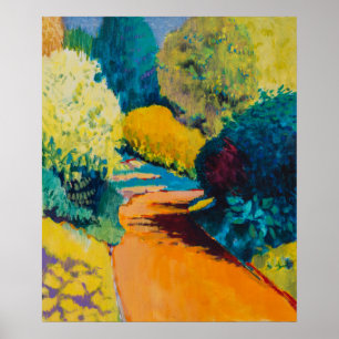 Oranje pad poster