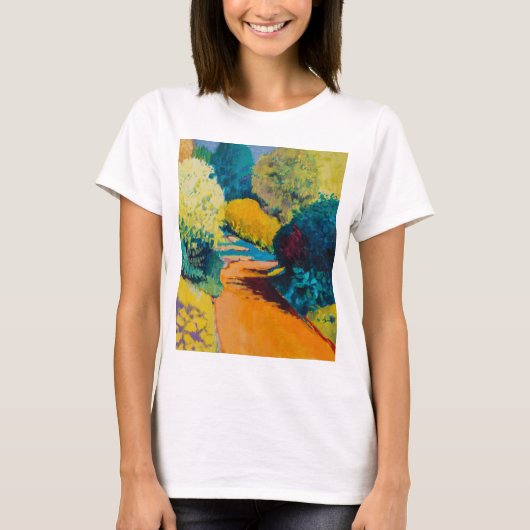 Oranje pad t-shirt (Voorkant)