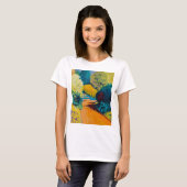 Oranje pad t-shirt (Voorkant volledig)